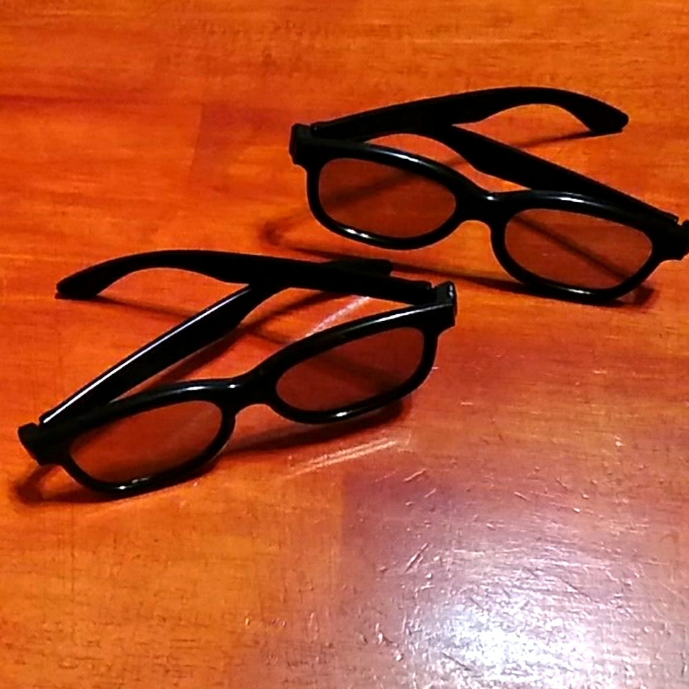 3D Glasses, Movie Glasses, 2pairs